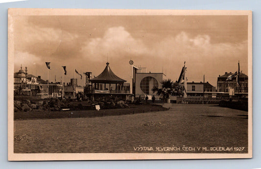 Pohlednice VÝSTAVA SEVERNÍCH ČECH V ML. BOLESLAVY 1927 (ST843)