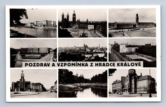 Pohlednice POZDRAV A VZPOMÍNKA Z HRADCE KRÁLOVÉ (ST845)