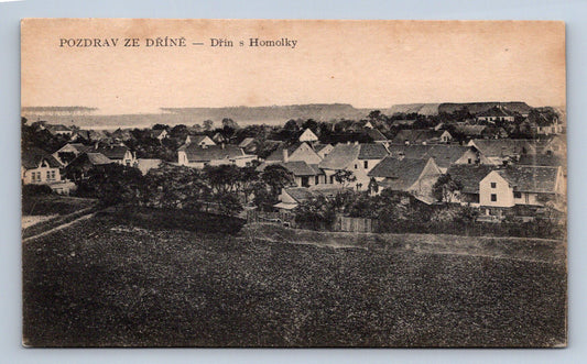 Pohlednice POZDRAV ZE DŘÍN - DŘÍN S HOMOLKY (ST852)