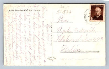 Pohlednice LÁZNĚ BOHDEČ - ČAPÍ RODINA (ST877)