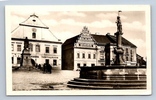 Pohlednice TÁBOR - ŽIŽKOVO NÁMĚSTÍ RESTAURACE (ST925)