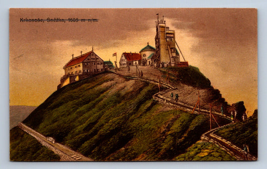 Pohlednice KRKONOŠE SNĚŽKA (ST943)