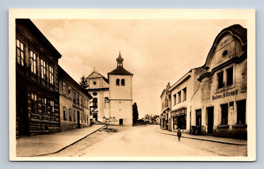 Pohlednice DOBRUŠKA - KOSTELNÍ ULICE (ST946)
