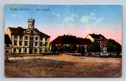 Pohlednice ČESKÁ SKLAICE - ČÁST NÁMĚSTÍ (ST953)