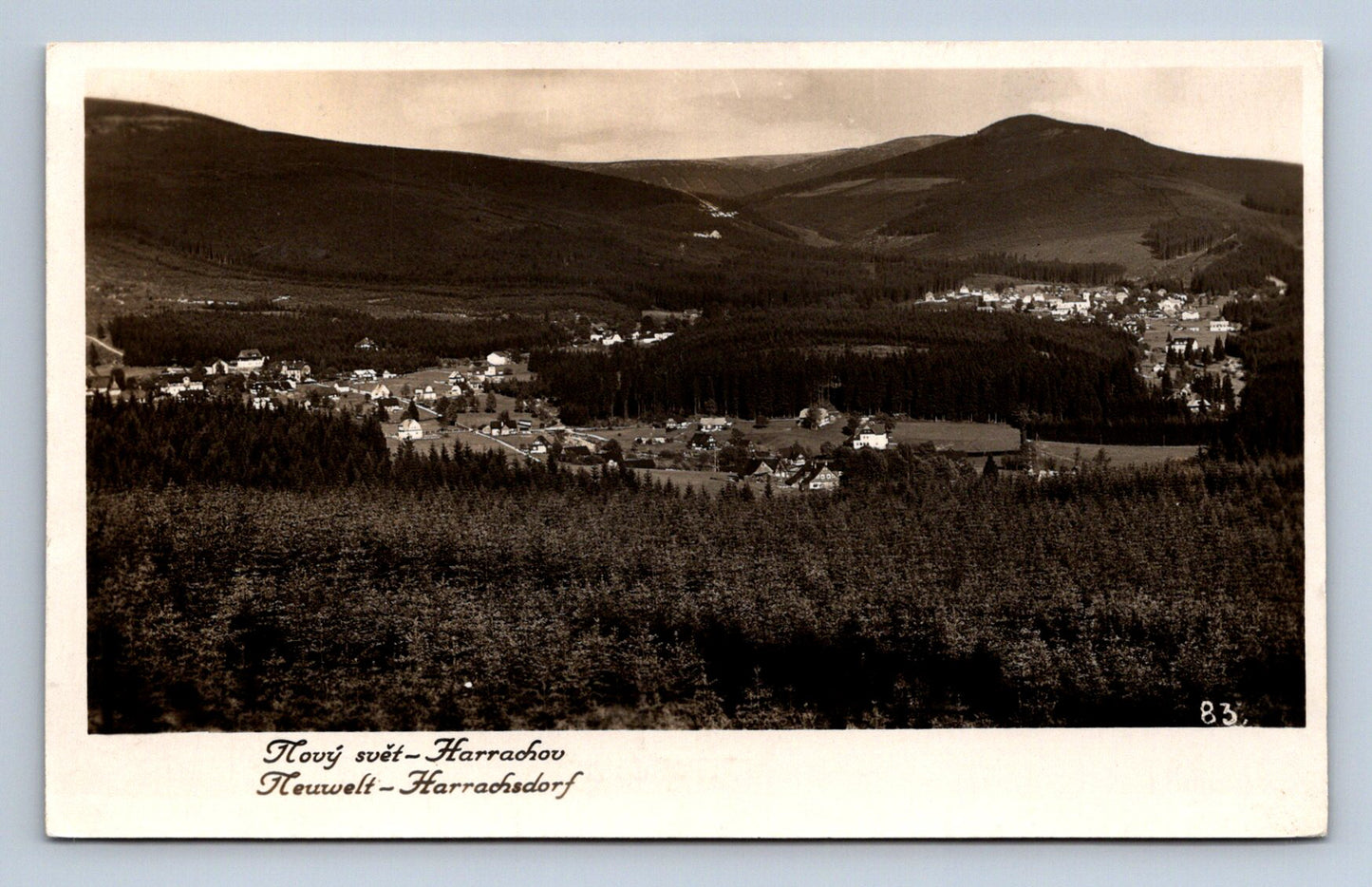 Pohlednice NOVÝ SVĚT - HARRACHOV (ST956)