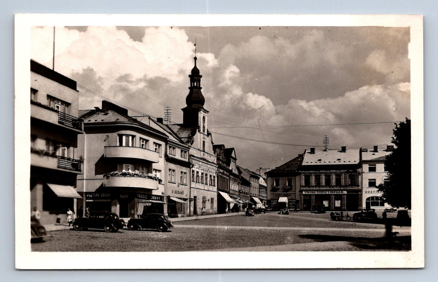Pohlednice RYCHNOV NAD KNĚŽNOU - NÁMĚSTÍ (ST966)