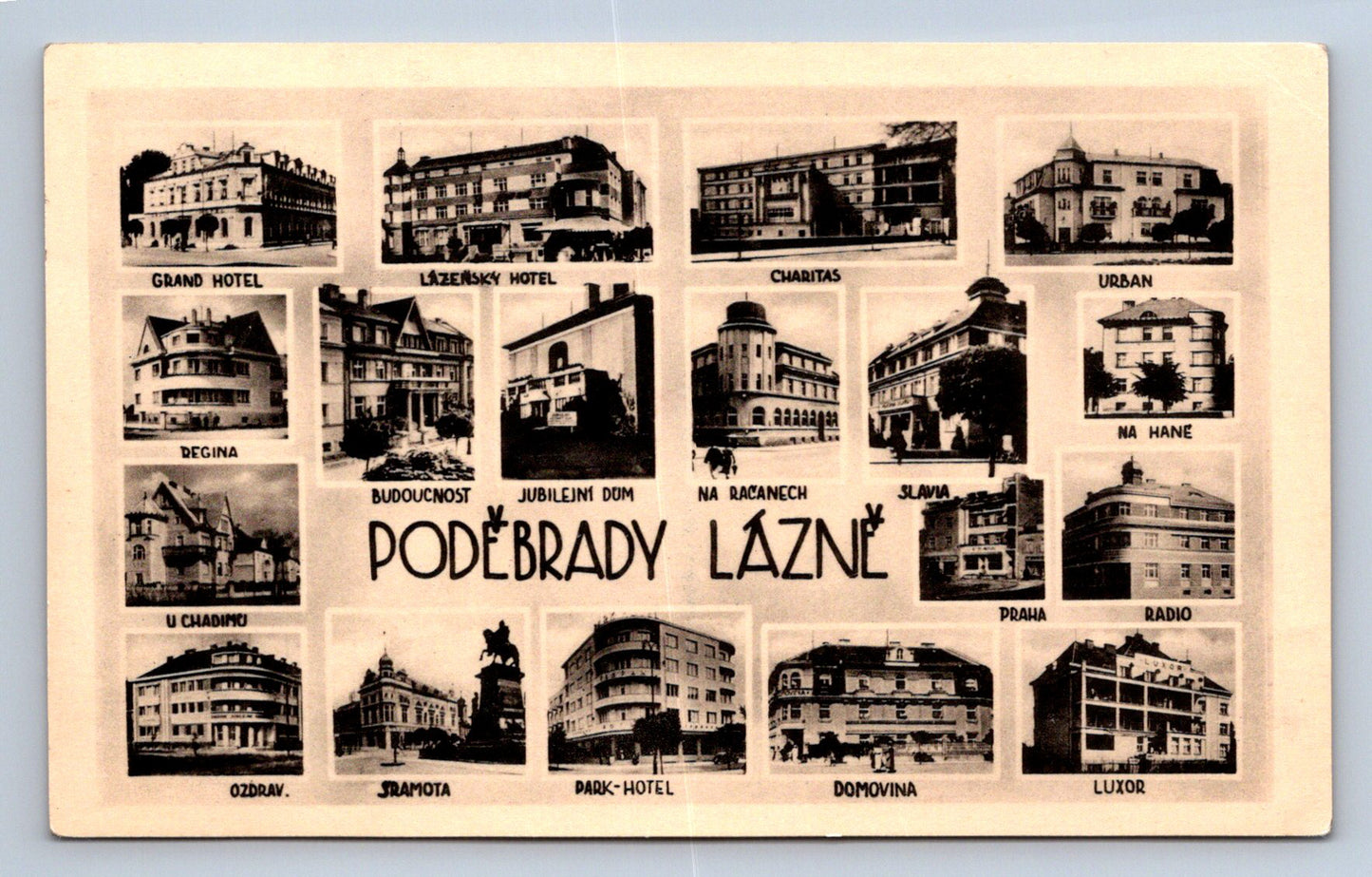 Pohlednice PODĚBRADY LÁZNĚ (ST976)