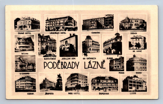 Pohlednice PODĚBRADY LÁZNĚ (ST976)