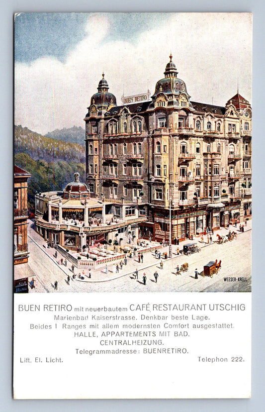 Pohlednice BUEN RETIRO - CAFÉ RESTAURANT UTSCHIG (ST2551)