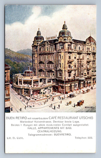 Pohlednice BUEN RETIRO - CAFÉ RESTAURANT UTSCHIG (ST2553)