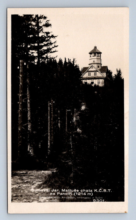 Pohlednice ŠUMAVA - CHATA JAROSLAVA MATTUŠE (ST2579)