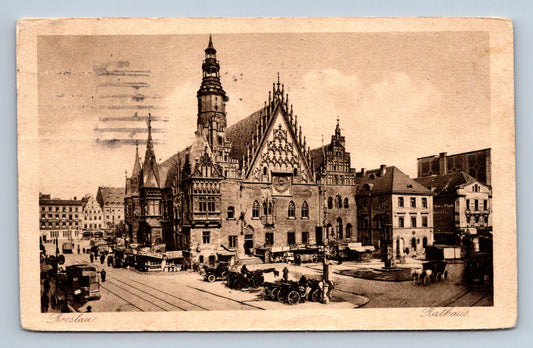 Pohlednice BRESLAU - RATHAUS (ST2617)