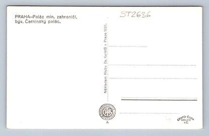 Pohlednice PRAHA - PALÁC MIN. ZAHRANIČÍ (ST2636)
