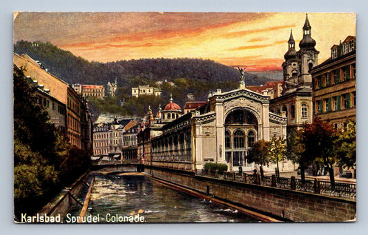 Pohlednice KARLSBAD - KARLOVY VARY - KOLONÁDA (ST2688)