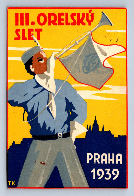 Pohlednice III. ORELSKÝ SLET - PRAHA 1939 (ST2782)