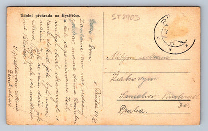 Pohlednice ÚDOLNÍ PŘEHRADA NA BYSTŘIČCE (ST2903)