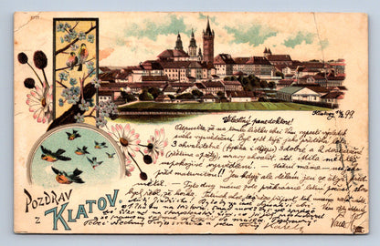 Pohlednice POZDRAV Z KLATOV (ST2924)