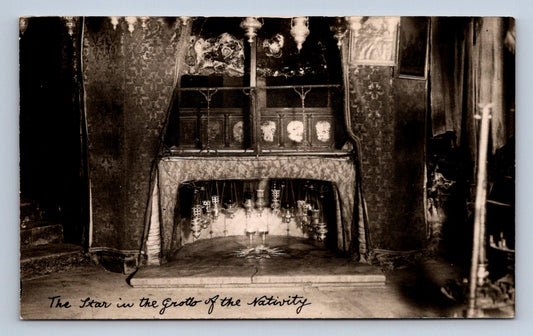 Pohlednice THE STAR IN THE GROTTO OF THE NATIVITY (ST2965)
