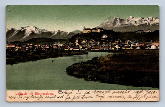 Pohlednice LAIHACH MIT STEINERALPEN (ST2989)