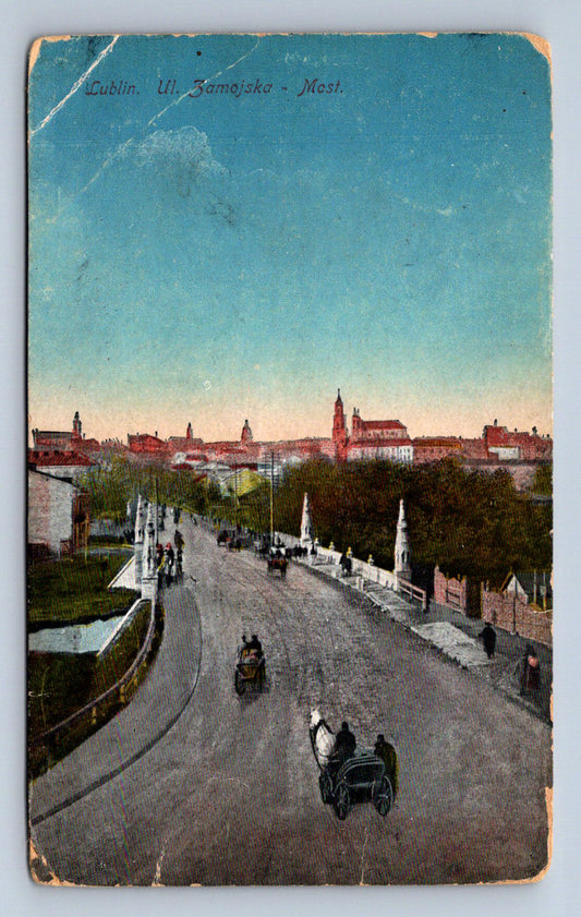 Pohlednice LUBIN UL. ZAMOJSKA - MEST. k.u.k. feldpost (ST2991)