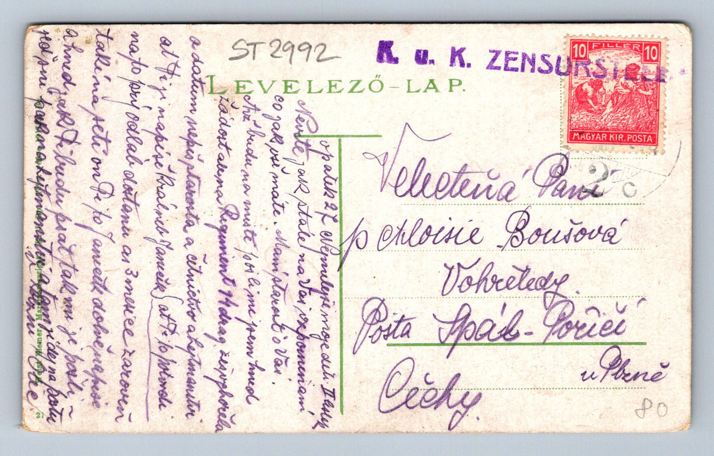 Pohlednice MÁRAMASSZIGET. (ST2992)