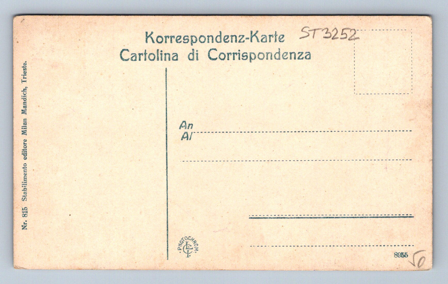 Pohlednice TRIESTE (ST3252)