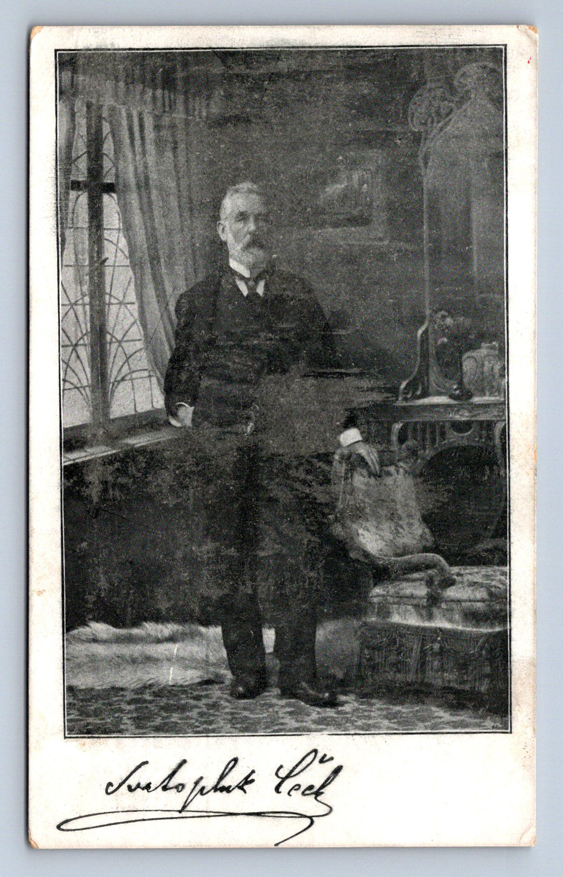 Pohlednice SVATOPLUK ČECH autogram (ST3267)