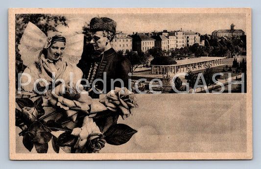 Postcard LÁZNĚ PODEBRADY (ST4966)