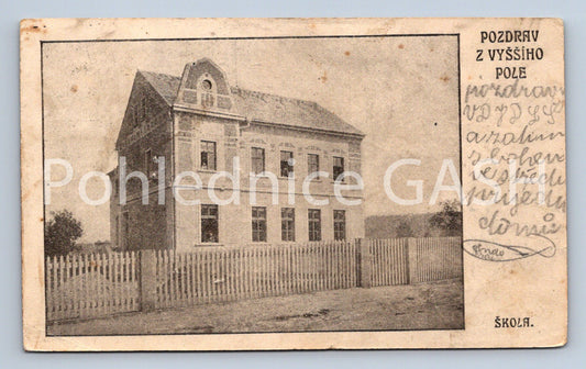 Postcard GREETINGS FROM VYŠŠÍHO POLE (ST4970)