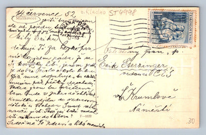 Postcard MALÍKOVICE (ST4998)