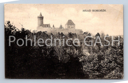 Postcard KOKORÍN CASTLE (ST5015)