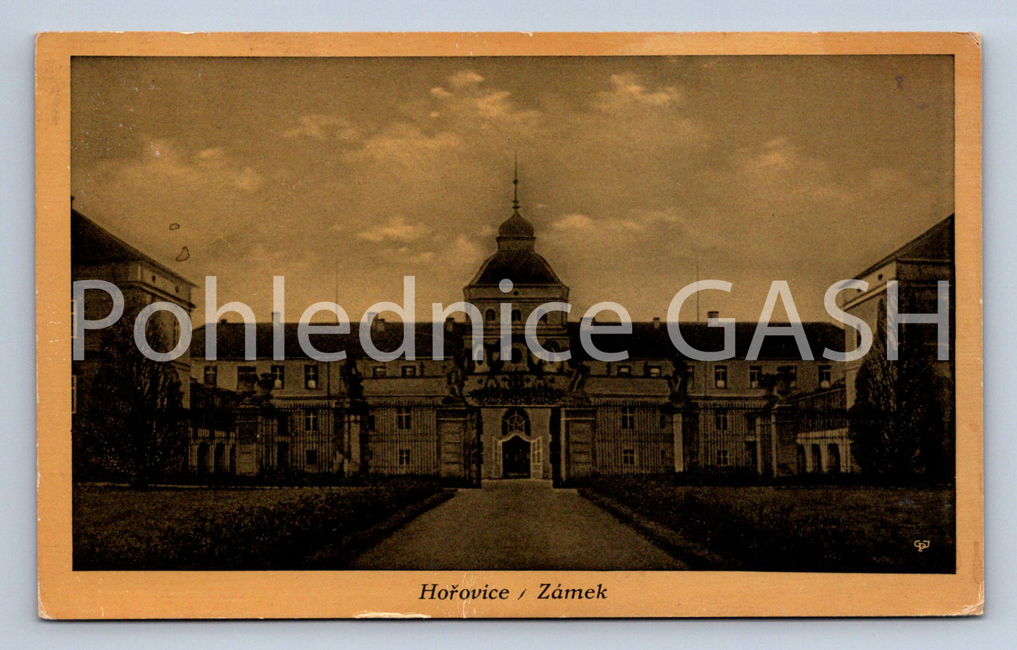 Postcard HOŘOVICE - CASTLE (ST5018)