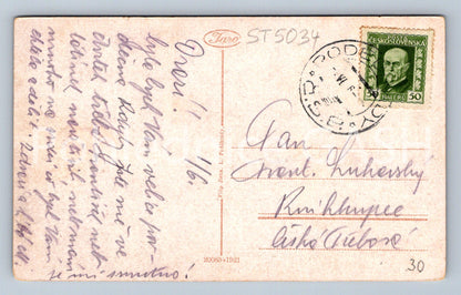 Postcard LÁZNĚ PODEBRADY (ST5034)