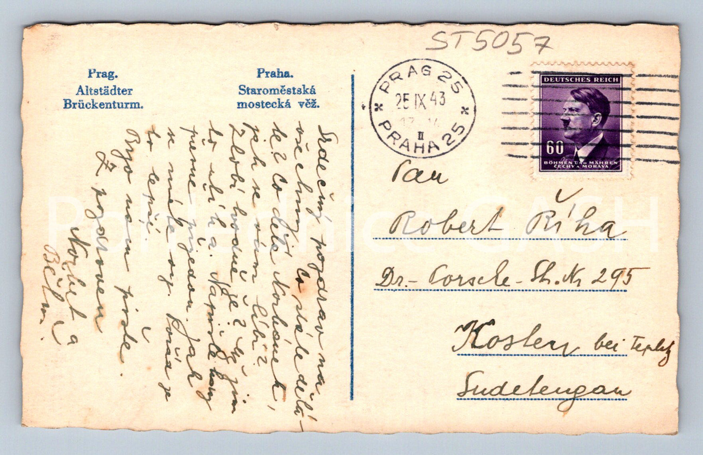 Postcard PRAGUE (ST5057)