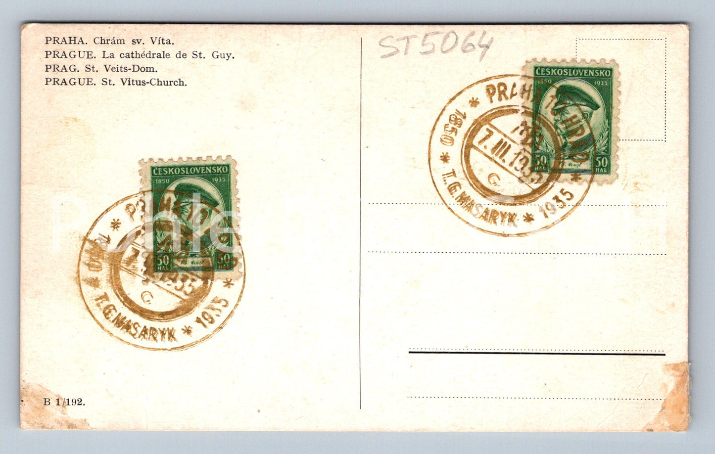 Postcard PRAGUE (ST5064)