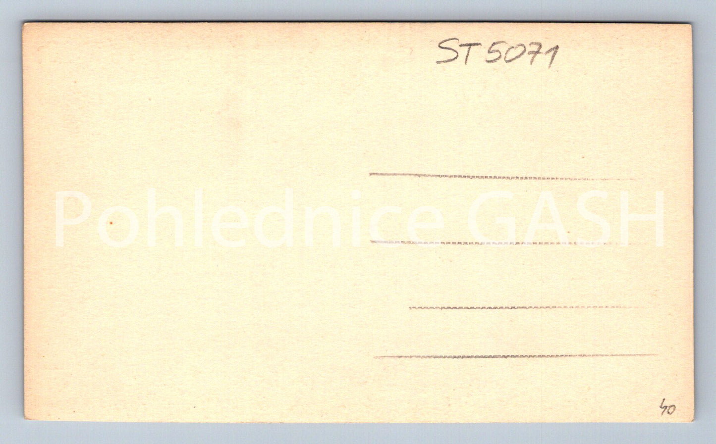 Postcard PRAGUE (ST5071)