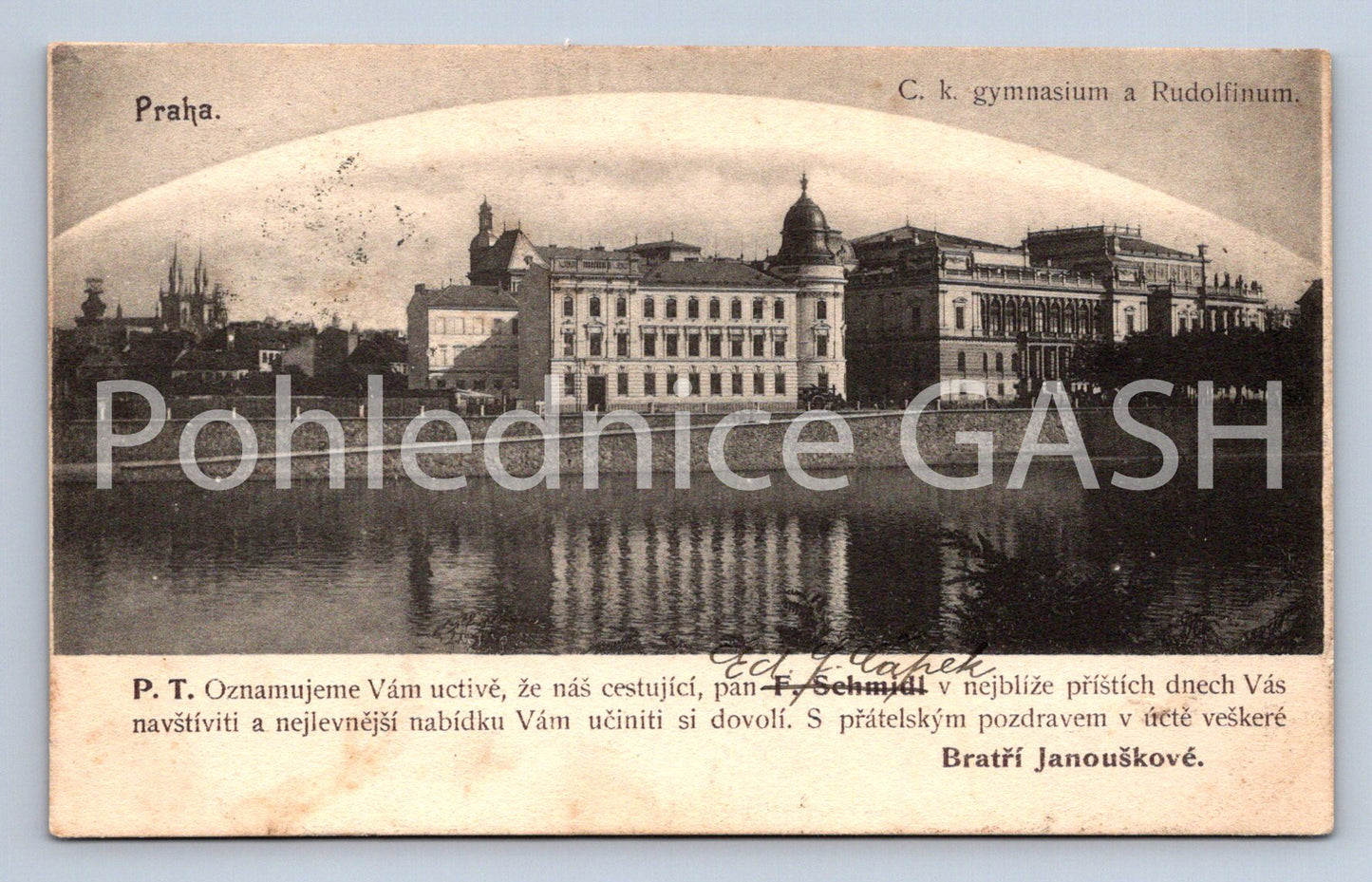 Postcard PRAGUE (ST5080)