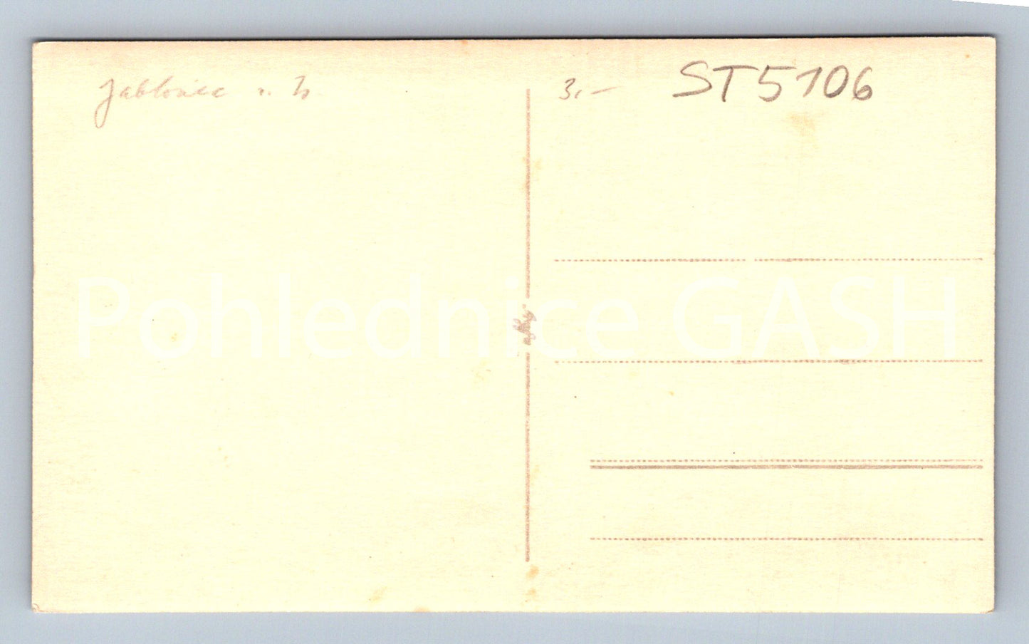 Postcard JABLONEC NAD NISOU (ST5106)