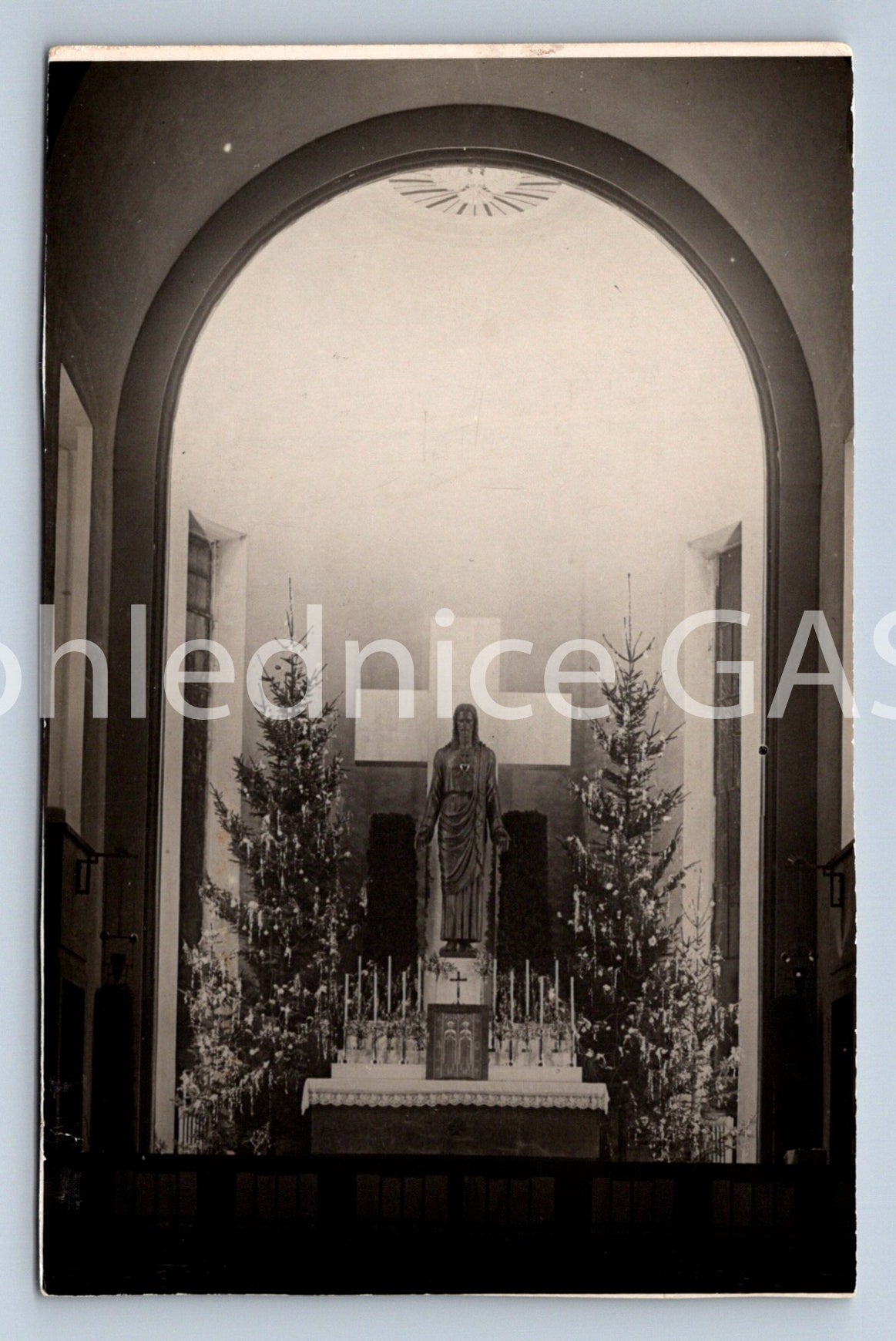 Postcard JABLONEC NAD NISOU - CHURCH (ST5108)