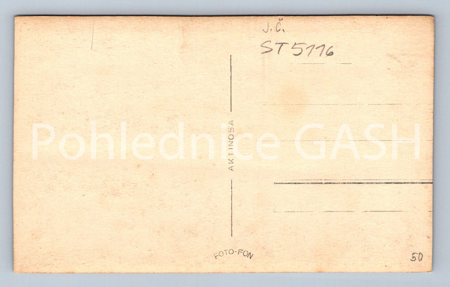 Postcard COTTAGE AT THE SPRING OF THE VLTUA (ST5116)