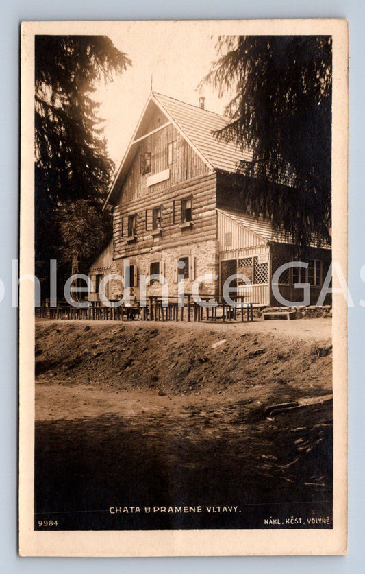 Postcard COTTAGE AT THE SPRING OF THE VLTUA (ST5116)