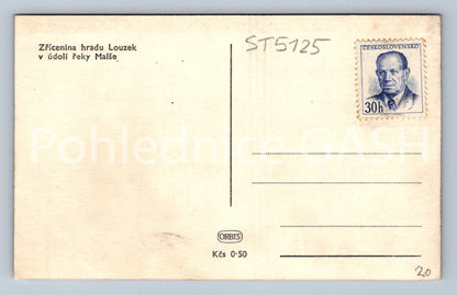 Postcard LOUZEK CASTLE RUINS (ST5125)