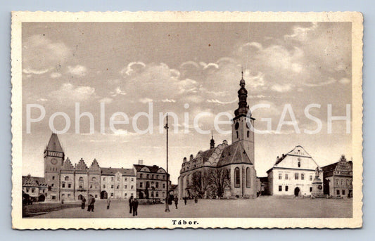 Postcard TÁBOR (ST5162)