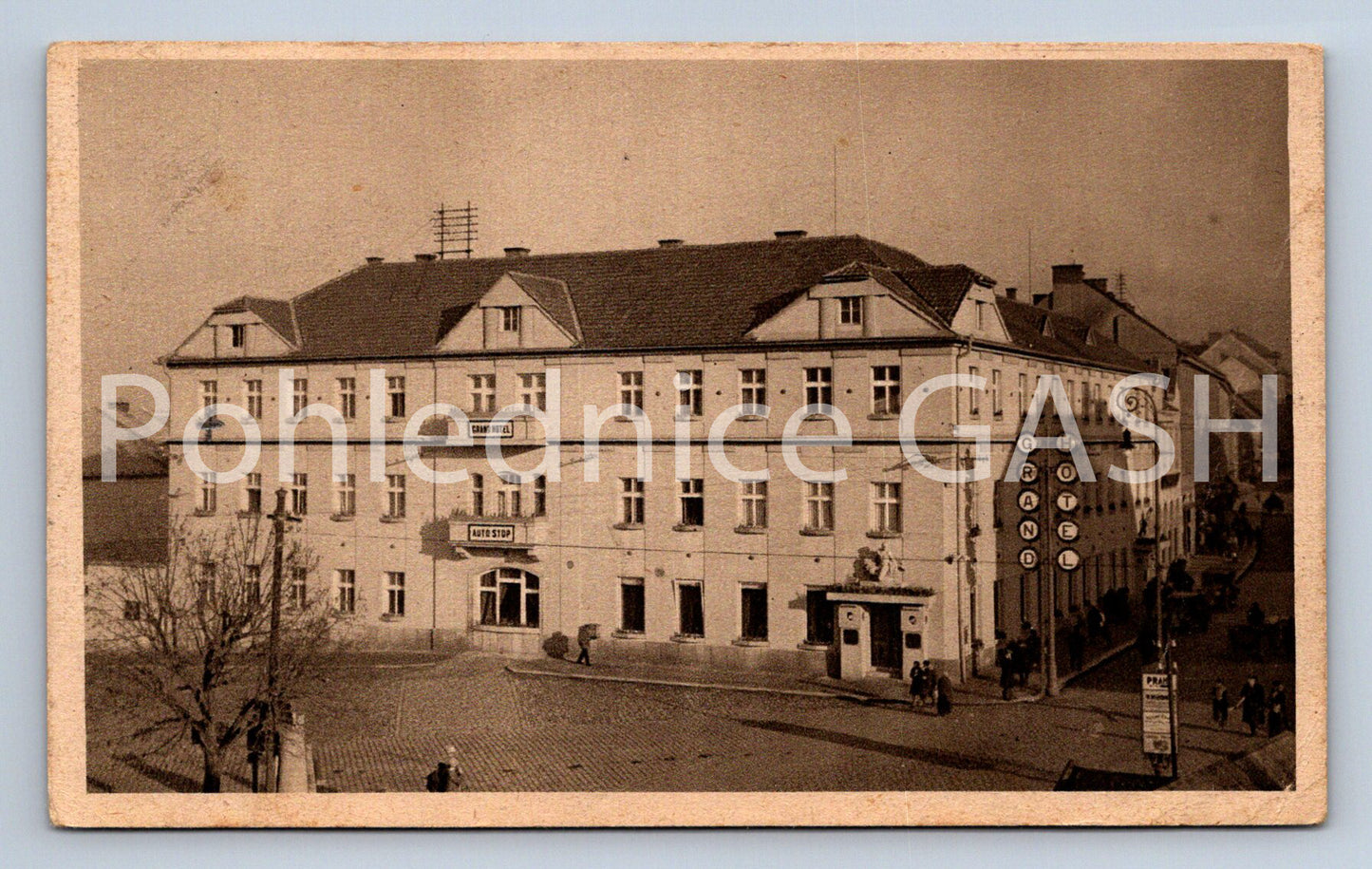 Postcard GRAND HOTEL TÁBOR (ST5164)
