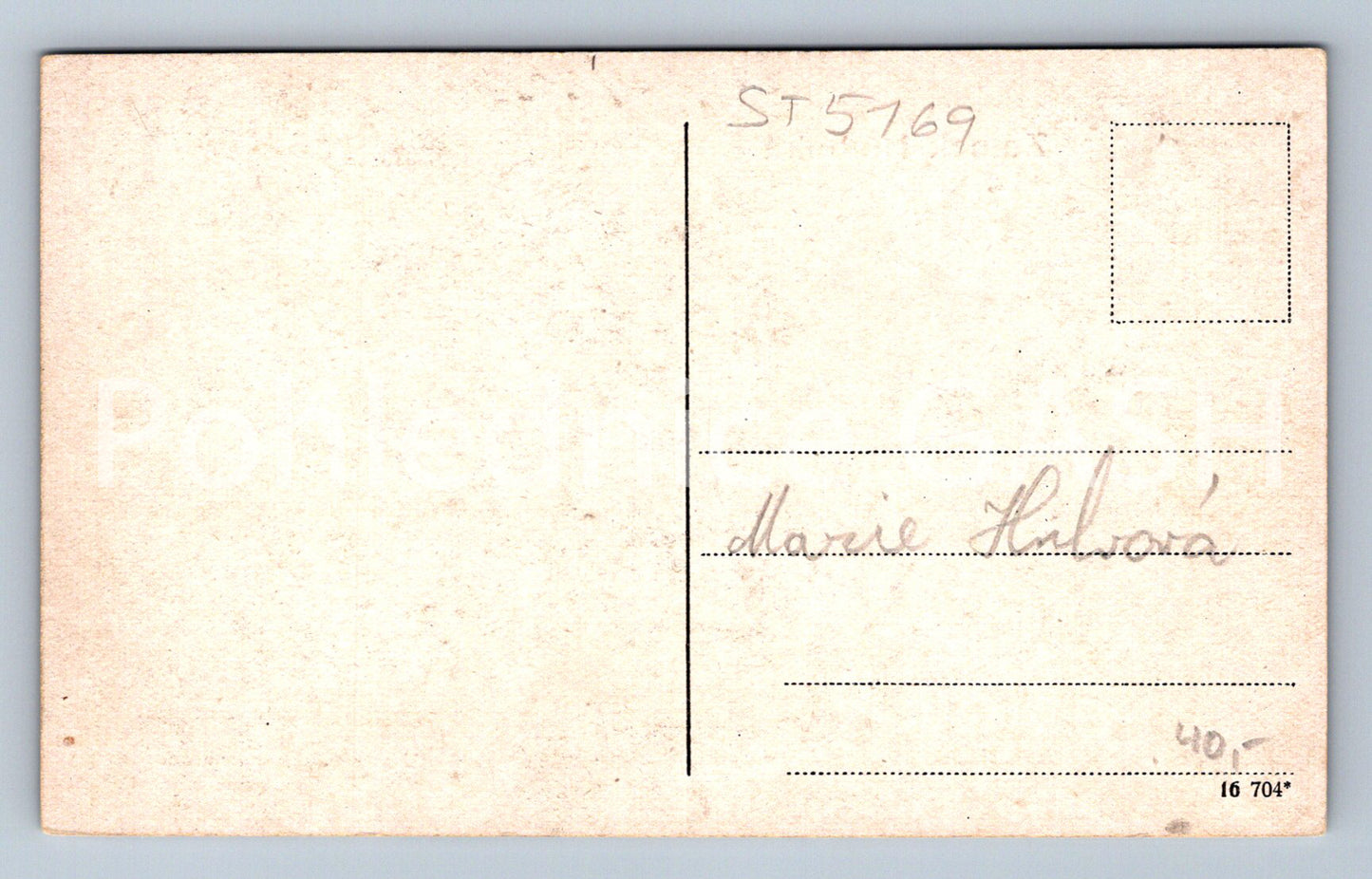 Postcard HLUBOKÁ CASTLE (ST5169)