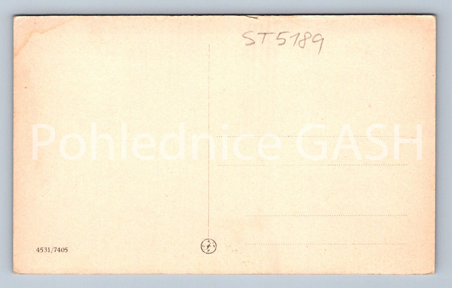 Postcard TÁBOR (ST5189)