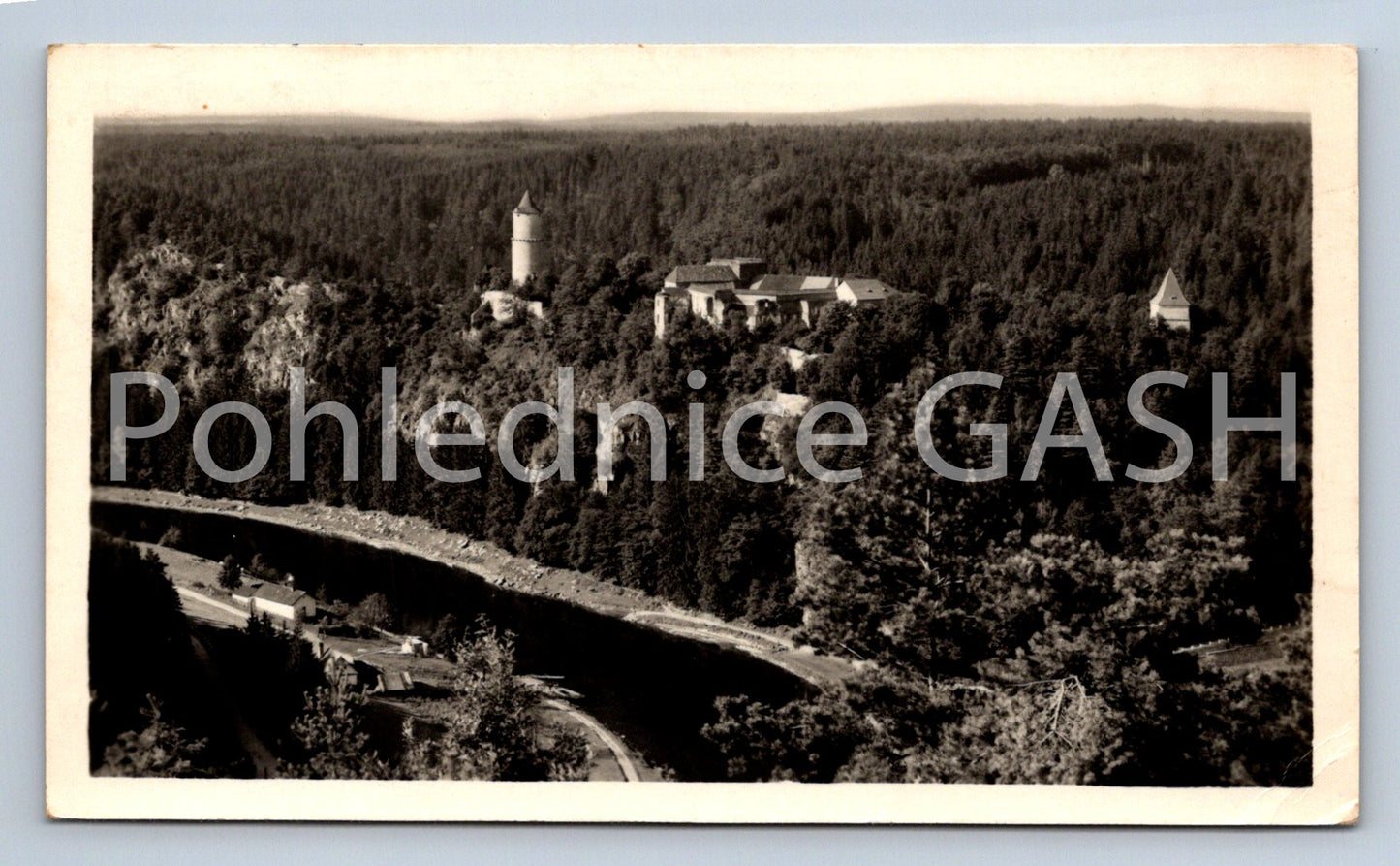 Postcard ZVÍKOV CASTLE (ST5195)