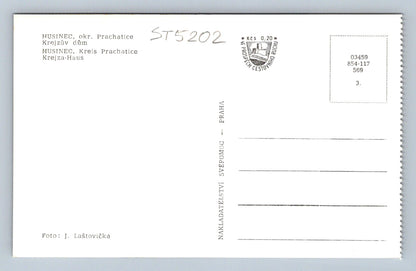 Postcard HUSINEC U PRACHATIC (ST5202)