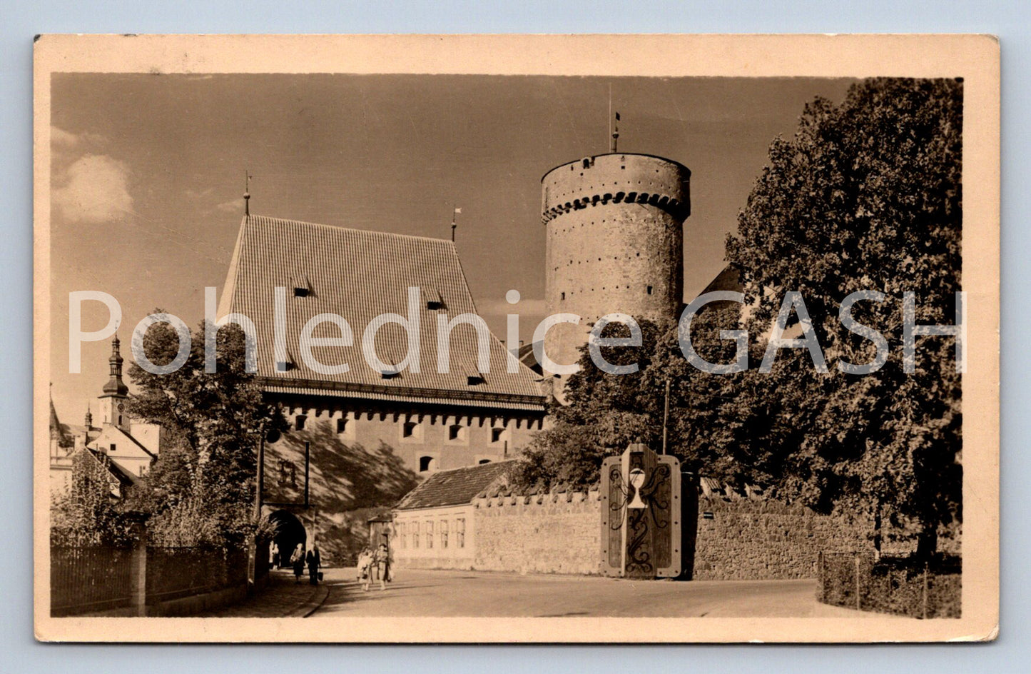 Postcard TÁBOR (ST5205)