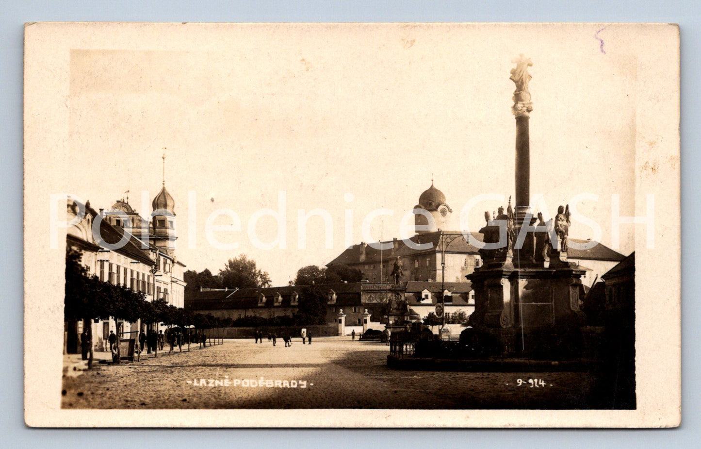 Postcard LÁZNĚ PODEBRADY (ST5218)